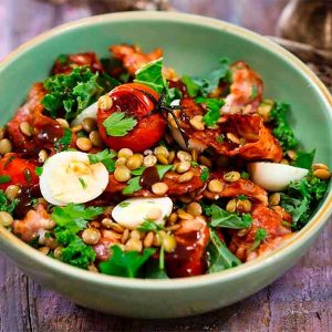 Ensalada-de-Lentejas-y-Huevo-receta