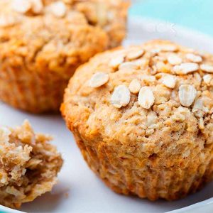 Muffins-de-Avena-y-Banana-receta